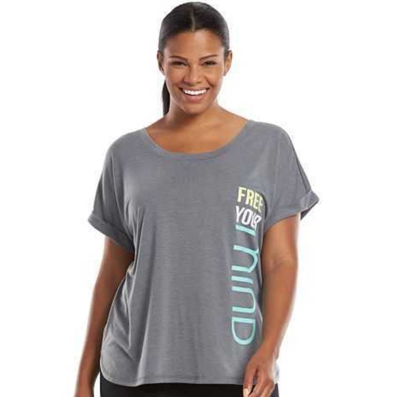 Tek Gear Tops - Tek Gear DRY TEK Cross-Back Athletic Top